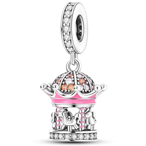 925 sterling silver bracelet necklace pendant, women's jewelry gift, dream catcher net bead pendant, suitable for original bracelets, parties, birthday jewelry gifts - color: KJC913