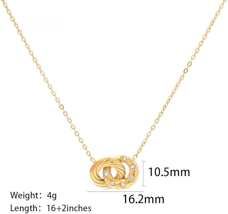 IBARA Women Gold Dianty Necklace Sun Crescent Moon Star Evil Eye Lock Lovely Heart Flower Butterfly Pearl Pendant Coin Necklaces 18K Gold CZ Diamond Filled Chain Boho Beach Simple Handmade Jewelry