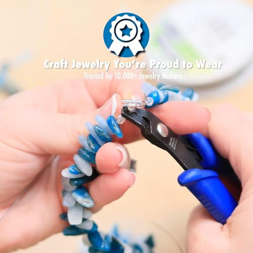 Beadalon Crimp Tool Standard - Fits Crimp Beads #1-3, Crimp Tubes #2-3, Dark Blue, 5.25 in / 13.3 cm - color: Dark Blue, size: Standard
