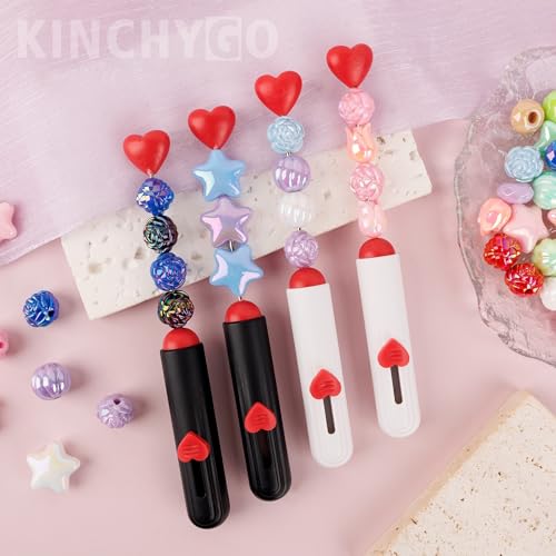 10 Pack Beadable Letter Openers Blanks Heart Metal Beaded Envelope Opener for Slitter Mail 5 Colors - color: 2 Colors