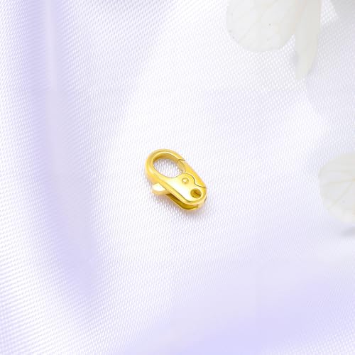 14K Yellow Gold Jewelry Clasp Necklace Extender Clasp Bracelet Extension Connector for DIY Necklace Bracelet Anklet Jewelry Making, 14K Gold Clasp for DIY Jewelry Making (Style 15) - style: Style 15