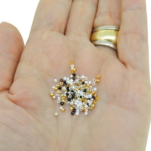 Essential Color Collection Mix, Miyuki Delica Seed Beads, Size 11/0, 7 Gram Tube