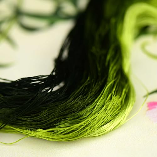 Mulberry Silk Floss Embroidery Thread Floss-Cross Stitch Threads China Silk Woven Jewelry Threads DIY Sewing Kits (44) - color: 44
