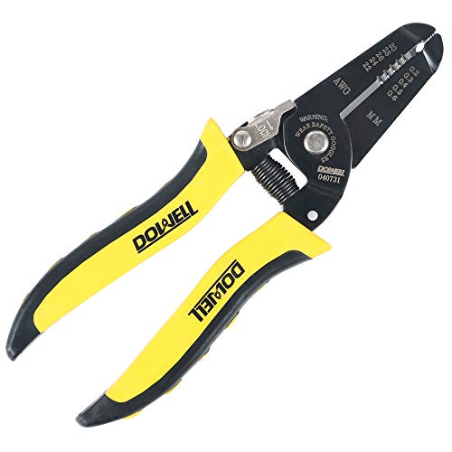 DOWELL 22-30 AWG Wire Stripper Wire Stripping Tool Wire Cutter And Multi-Function Hand Tool，Professional Handle Design And Refined Craftsmanship.