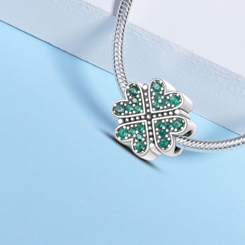 925 sterling silver bracelet necklace pendant, women's jewelry gift, dream catcher net bead pendant, suitable for original bracelets, parties, birthday jewelry gifts - color: KJC204
