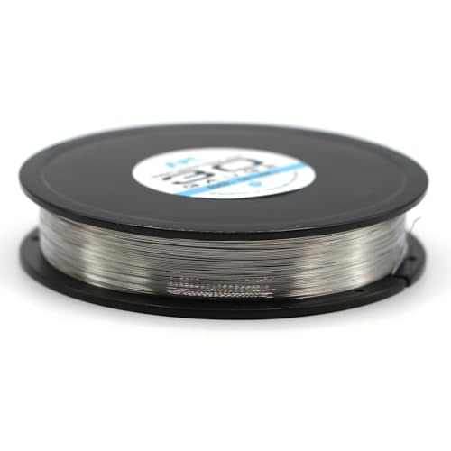 NK Jewelry Making Wire Stainless Steel 316L Soft Annealed AWG 22 24 26 27 28 29 30 32 34 36 38 40 Gauge (SS316L 30Ga 500Feet, 1) - size: SS316L 30Ga 500Feet