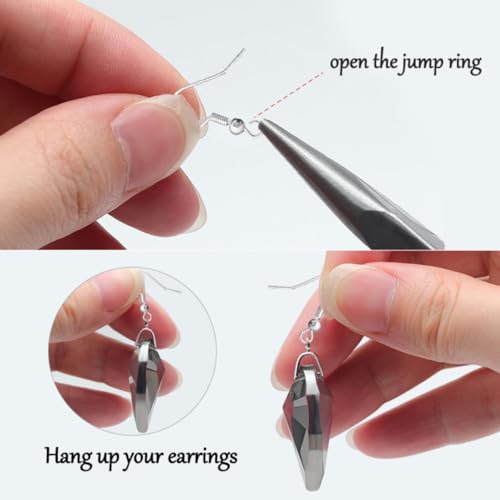 3780Pcs Earring Making Supplies Kit, Hardware Pieces Repair Parts With Hooks, Pins, Jump Rings, Backs, Posts and Findings for Jewelry Making