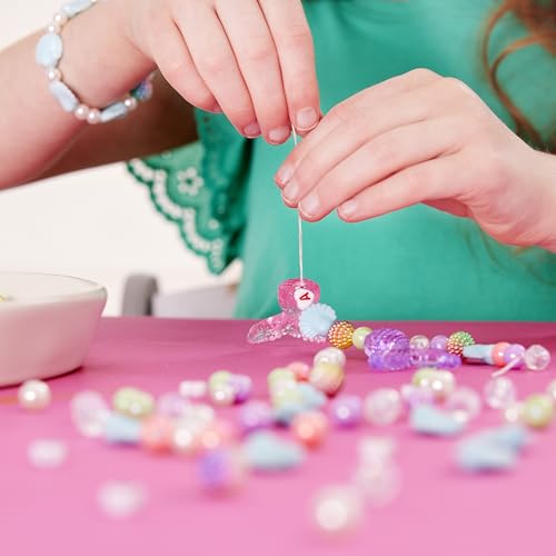 Creativity for Kids Mermaid Bead Jewelry Jar: Create 40+ Friendship Bracelets for Girls, DIY Girls Beads Jewelry Making Kit, Spring Crafts & Mermaid Gifts (Ages 6+)