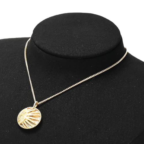 Microfiber Jewelry Bust Display Necklace Pendant Stand for Showcase (Black) - color: Black