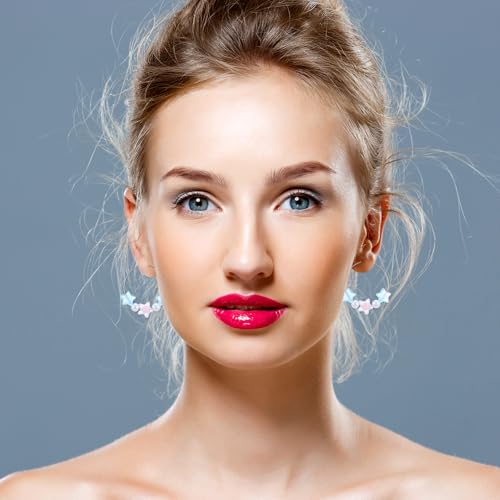 120 Pcs Earring Making Hoops, 20mm 25mm 30mm 35mm Earring Hoops for Jewelry Making, Round Hoop Earrings Findings, Wine Glass Charm Rings Open Earrings Beading Hoop for DIY Jewelry Crafts (Silver)
