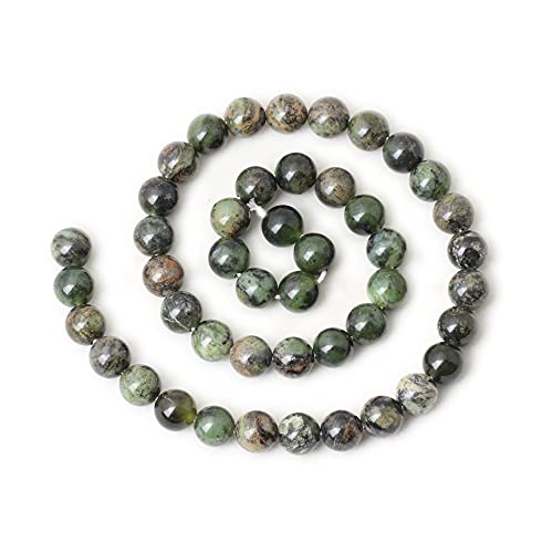 45PCS 8mm Natural Chrysoprase Round Loose Beads for Jewelry Making 1 Strand 15" - color: Chrysoprase, size: 8mm