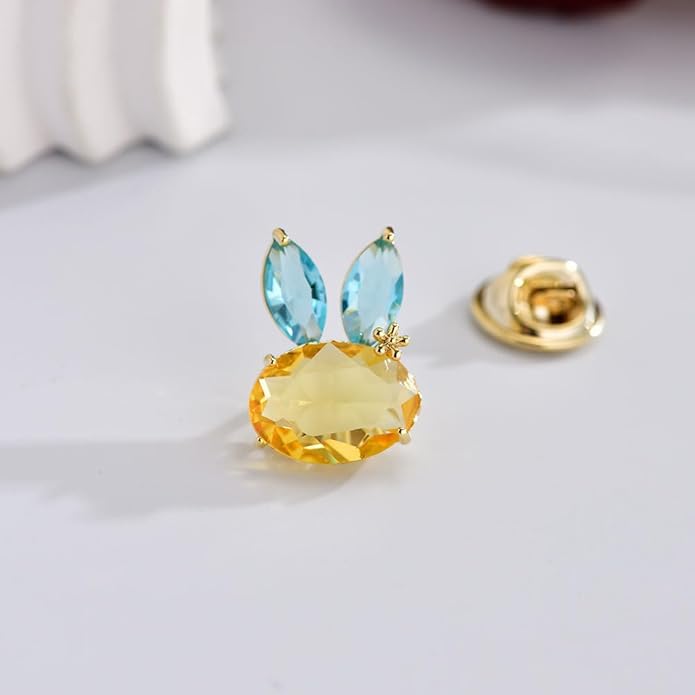 Pearl Flower Brooch for Women - Gold Plated Pearl Flower Pin Rhinestone Buttons Lapel Pin Jewelry - Valentine's Day Gift