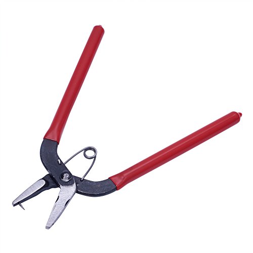 Pandahall Jewelry Hole Punch Pliers Jewelry Pliers Eyelet Pliers Craft Paper Leather Hole-punching Handed Tool Cutter Red Pin:1mm