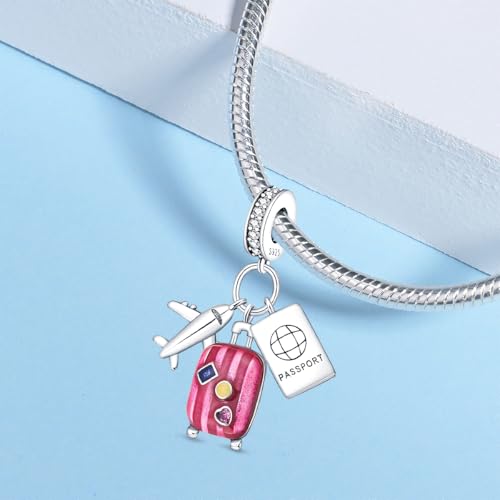 925 sterling silver bracelet necklace pendant, women's jewelry gift, dream catcher net bead pendant, suitable for original bracelets, parties, birthday jewelry gifts - color: PAC291