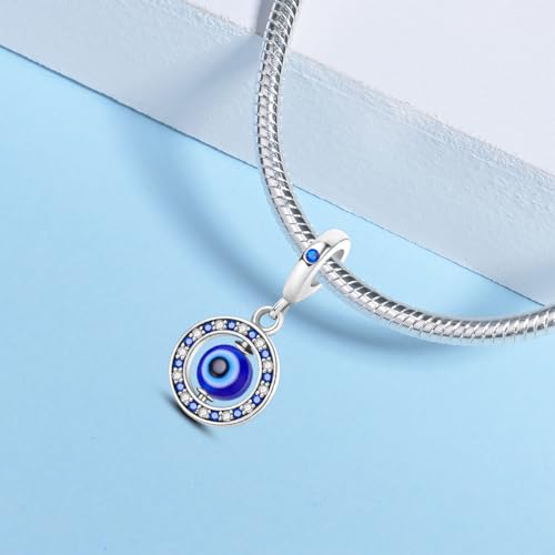 925 sterling silver bracelet necklace pendant, women's jewelry gift, dream catcher net bead pendant, suitable for original bracelets, parties, birthday jewelry gifts - color: KJC681