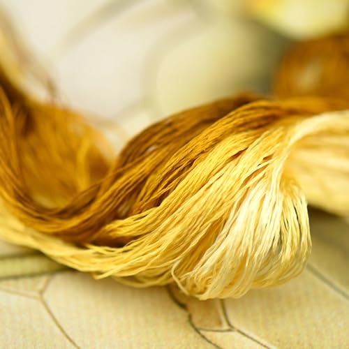 Mulberry Silk Floss Embroidery Thread Floss-Cross Stitch Threads China Silk Woven Jewelry Threads DIY Sewing Kits (51) - color: 51
