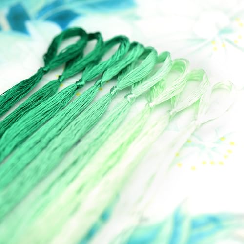 Mulberry Silk Floss Embroidery Thread Floss-Cross Stitch Threads China Silk Woven Jewelry Threads DIY Sewing Kits (16) - color: 16
