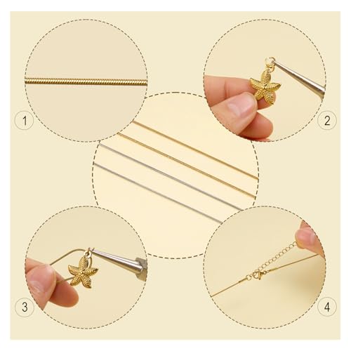 Jabogrii 20 Pack Gold and Silver Necklace Chain for Jewelry Making Stainless Steel Snake Necklace Bulk 18 Inches Handmade Jewelry Chain with Lobster Clasps Extender - color: Snake Chain