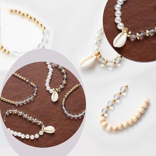 Xylise Jewelry Making Supplies Kit Natural Stone Beads for Irregular Natural Stone with for DIY Craft Bracelet Necklace Earrings for Adults (Transparent) - color: Transparent