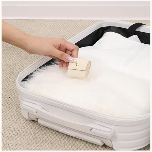 Mini Travel Jewelry Bag Jewelry Travel Pouch Mini Travel Jewelry Roll Bag with Buckle Portable Foldable Portable Jewelry Pouch Mini Jewelry Travel Case Multifunctional Folding 3PCS