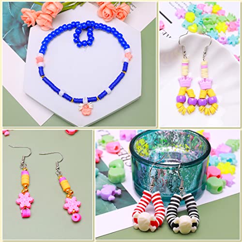 Eppingwin 1/2 pounds Shaped Pony Beads - color: Multi-Shaped, size: Medium Pack