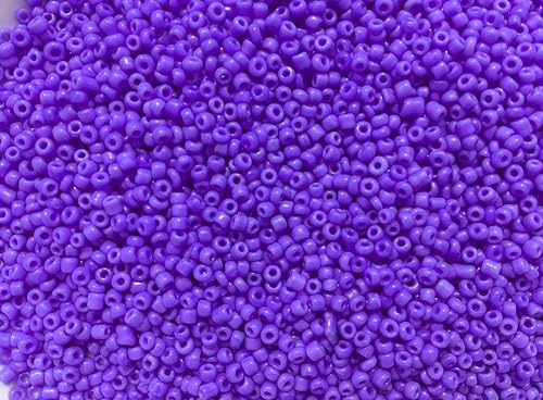 Seed Beads Size:11/0 50 gr / 1.76 oz (Light Purple Opaque) - color: Light Purple Opaque