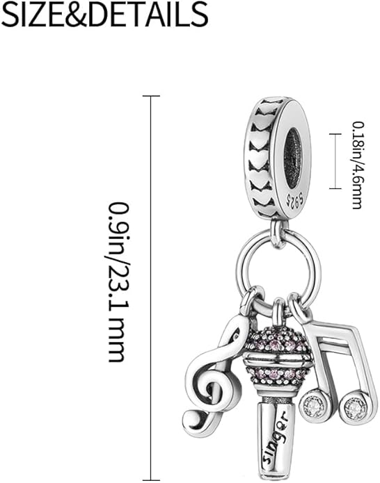 925 sterling silver bracelet necklace pendant, women's jewelry, a charming pendant suitable for matching the original bracelet, perfect for parties, birthdays, and as a jewelry gift