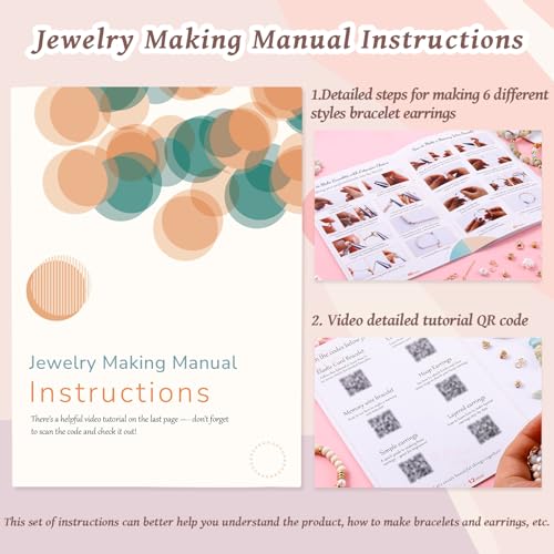 Wurosi 1927 PCS Jewelry Making Supplies Kit, Charm Bracelet Making Kit for Adults, Natural Stone Beads for Irregular Natural Stone, DIY Bracelet/Necklace/Earring/Rings - color: 1927 PCS Jewelry Making Supplies Kit