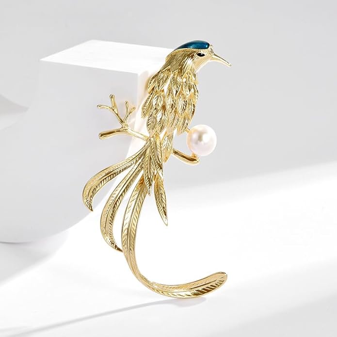Animal Brooch for Women Rhinestone Brooch Pin 18k Gold Plated Animal Lapel Pin Fashion Jewelry Gift for Mom Wife