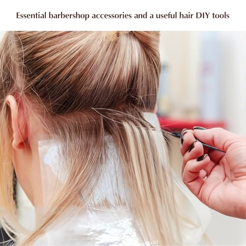 10Pcs Hair Extension Tools, Hair Loop Styling Tool, DIY Pulling Hook Needle Bead Device for Hair Extension Beads and Automatic Needle Threading (Black)