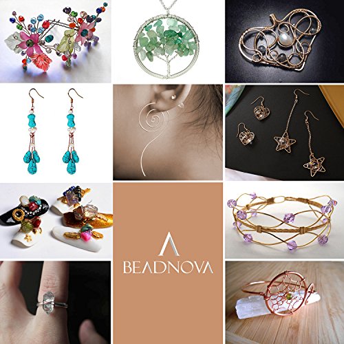 BEADNOVA Copper Wire Jewelry Wire Tarnish Resistant for Jewelry Making (Copper, 26 Guage 20m) - size: 0.4mm