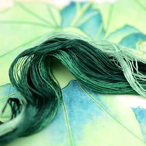 Mulberry Silk Floss Embroidery Thread Floss-Cross Stitch Threads China Silk Woven Jewelry Threads DIY Sewing Kits (05) - color: 05