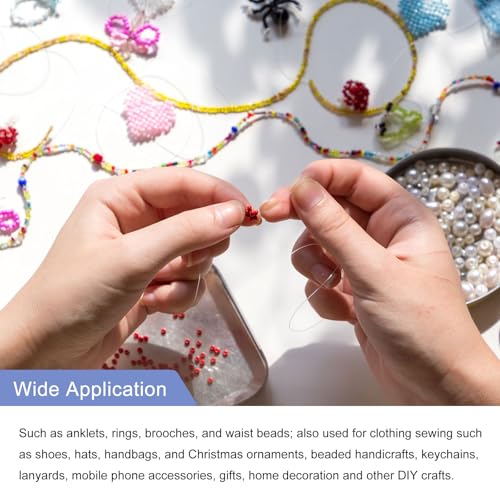uxcell 1400Pcs Glass Bugle Beads, 1.9x1.5mm Tube Mini Loose Glass Seed Spacer Bead for DIY Earrings Necklaces Bracelets Jewelry Making (Cream White) - color: Cream White, size: 1.9x1.5mm