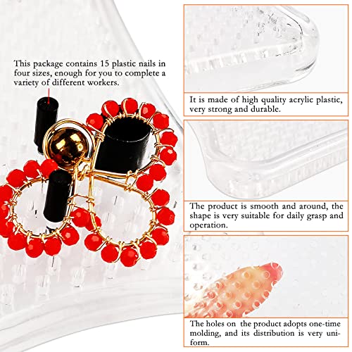 Wire Beading Jig Wire Shaping Jig Set with Jewelry Craft Wire and Peg Jewelry Making Tools for Beginner Women Men