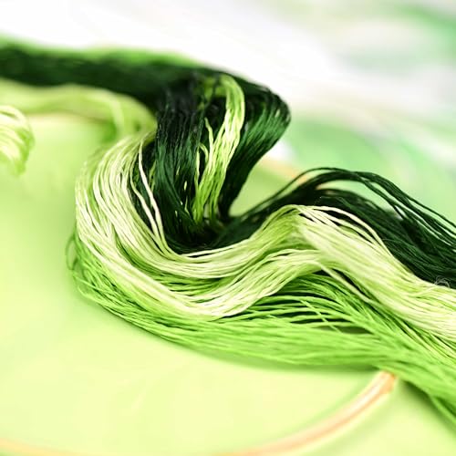 Mulberry Silk Floss Embroidery Thread Floss-Cross Stitch Threads China Silk Woven Jewelry Threads DIY Sewing Kits (04) - color: 04