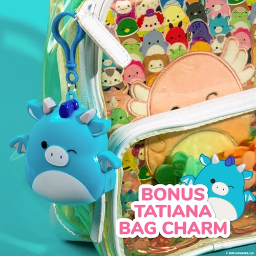 Original Squishmallows Tatiana The Dragon Bracelet Kit, Bracelet Making Kit, Friendship Bracelet Kit, Charm Bracelet, Charm Bracelet Making Kit, 7 Year Old Girl Birthday Gifts, Squishmallows for Boys - style: Tatiana the Dragon
