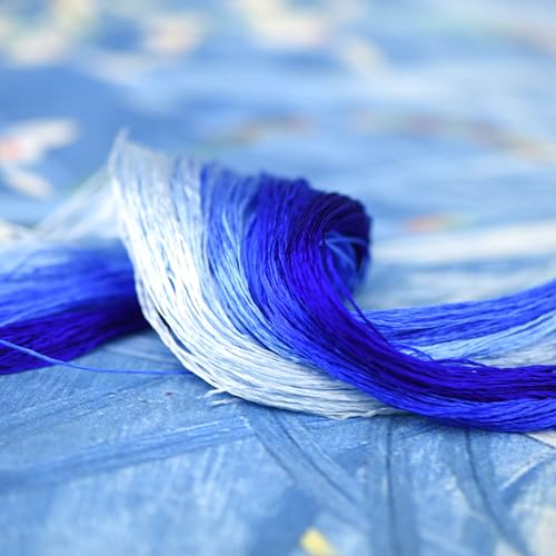 Mulberry Silk Floss Embroidery Thread Floss-Cross Stitch Threads China Silk Woven Jewelry Threads DIY Sewing Kits (110) - color: 110