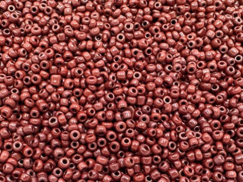 Seed Beads Size:11/0 50 gr / 1.76 oz (Brown Opaque) - color: Brown Opaque