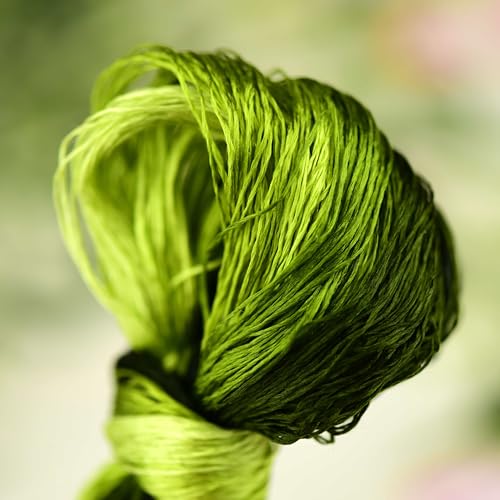 Mulberry Silk Floss Embroidery Thread Floss-Cross Stitch Threads China Silk Woven Jewelry Threads DIY Sewing Kits (44) - color: 44