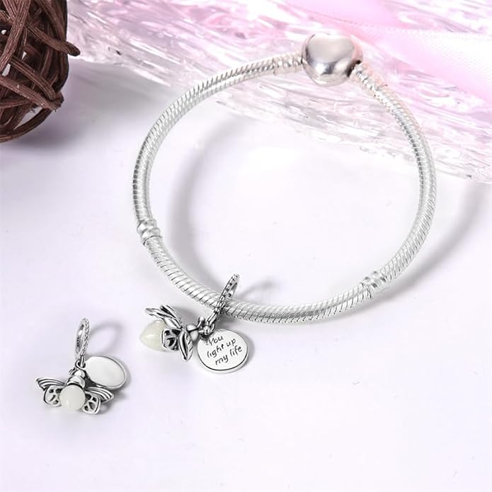 925 sterling silver bracelet necklace pendant, women's jewelry, a charming pendant suitable for matching the original bracelet, perfect for parties, birthdays, and as a jewelry gift