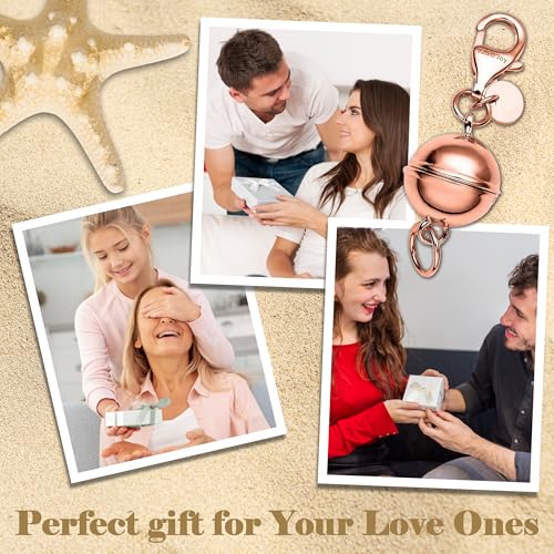 Magnetic Clasps for Necklaces in 925 Sterling Silver Magnetic Necklace Clasp 14K Rose Gold Plated Round Jewelry Lock with Lobster Clasp Women 2.50 Grams Gifts - color: Rose Gold