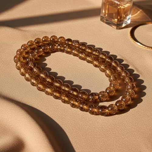 DandS ltd Crackle Lampwork Glass Beads for Jewelry Making, Brown, Vibrant DIY Bracelets, Necklaces, Earrings, Beading Supplies & Craft Kits for Handmade Jewelry, 80pcs 0.39 inch (10mm), #J226-10 - color: Brown