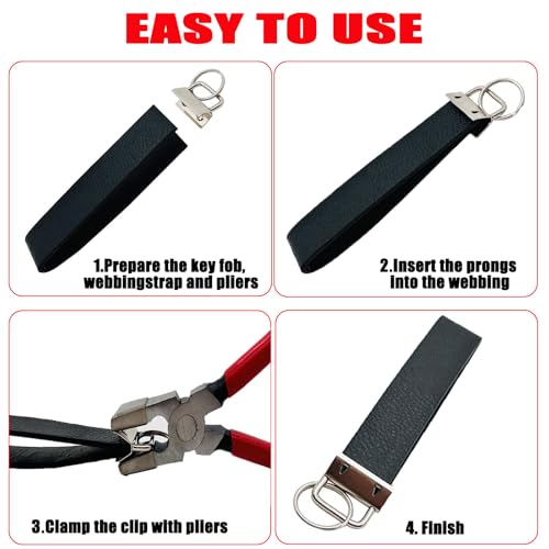 Key Fob Hardware Set - color: 50 Pcs