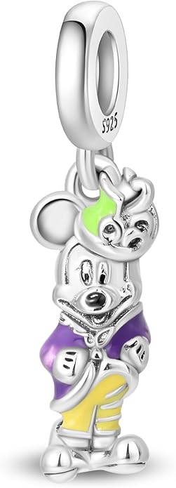 LIGHTDOG 925 Sterling Silver Charm fits Pandora Charm Bracelet Necklaces Pendant Bead Charms Jewelry Gift for Women Family Friends