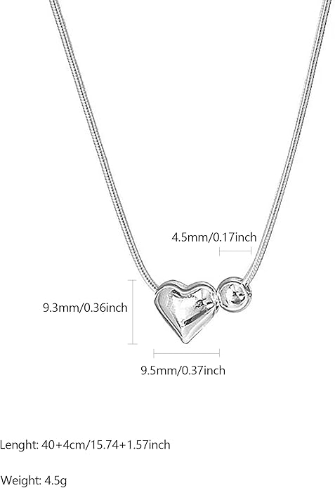 LOVECOM Valentines Gifts S925 Sterling Silver Heart Necklace for Women Dainty 14k Gold Plated CZ Infinity Double Cross Star Pendant Choker Necklaces Trendy Bead Chain Jewelry Gifts for Mom Daughter