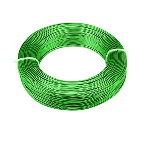 2MM Aluminum Wire - 100ft, 12 Gauge Anodized for Jewelry, Sculpting & Crafting - size: 2mm, style: Green
