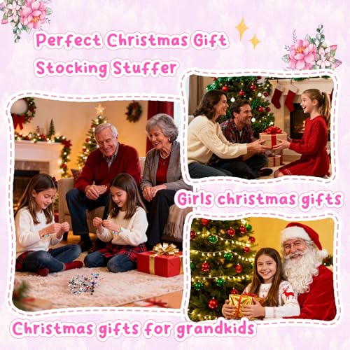 COO&KOO Charm Bracelet Making Kit, A Unicorn Girls Toy that Inspires Creativity and Imagination, Crafts for Girls Ages 8-12 with Jewelry Making Kit Perfect Gifts for 6 7 8 9 10 Girl Self-Expression!