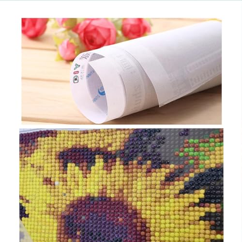 MOMDEDP Christmas Shop Diamond Painting Kits for Adults, Winter 5D Diamond Art Kits for Beginner DIY Full Drill Diamond Dots Crystal Craft Kits for Home Wall Decor Gifts 11.8x11.8 inch