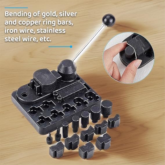 Ring and Earring Bender Tool Set - Versatile Jewelry Bending Machine for Jewellers and Repair Work
