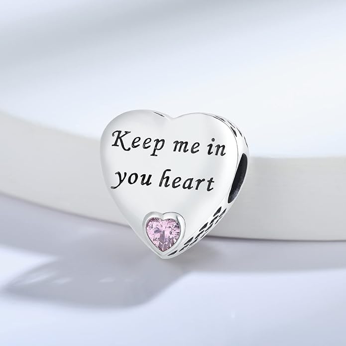925 Sterling Silver Charms Fit Pandora Charms Bracelet I Love You to Infinity and Beyond Fit Wife Mother's Day Christmas Birthday Gift